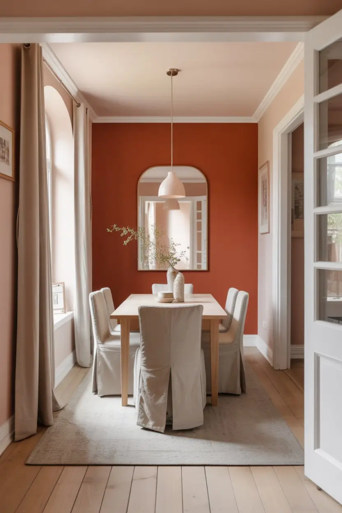 1 Color Trick for Small Dining Rooms