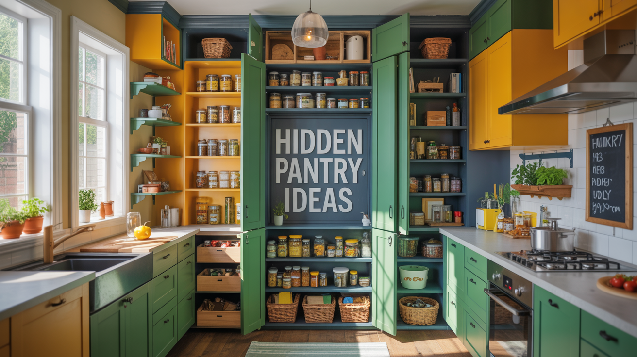13+ Hidden Pantry Ideas | Clever Storage Solutions to Transform Your Kitchen