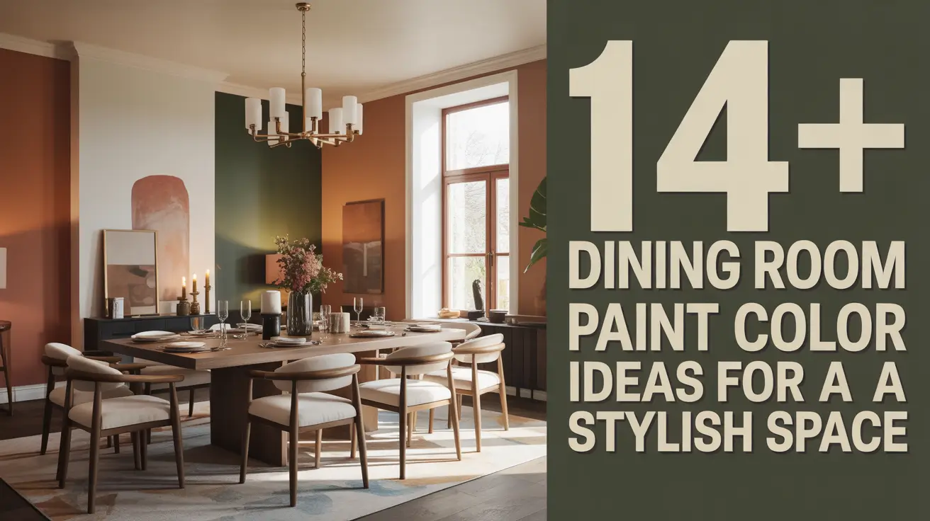 14+ Dining Room Paint Color Ideas for a Stylish Space