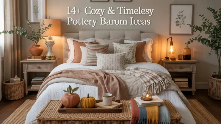 14+ Pottery Barn Bedroom Ideas for Cozy & Timeless Style