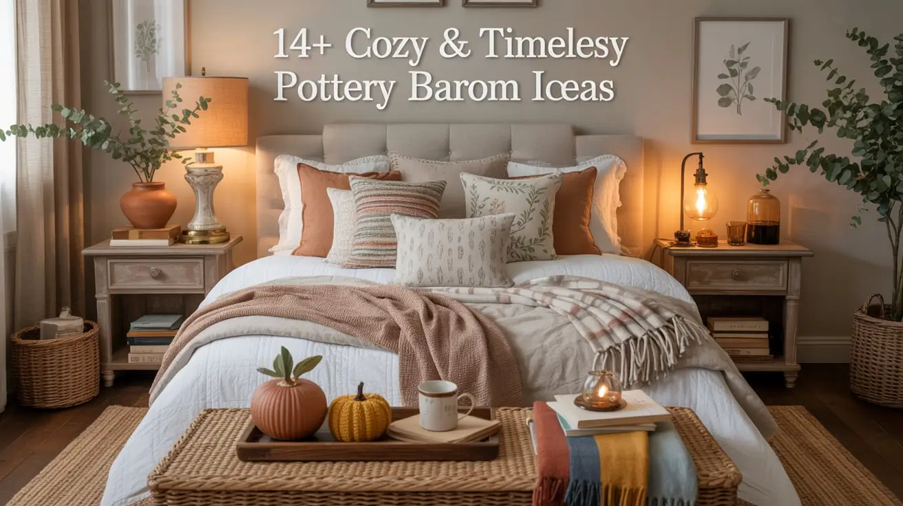 14+ Pottery Barn Bedroom Ideas for Cozy & Timeless Style
