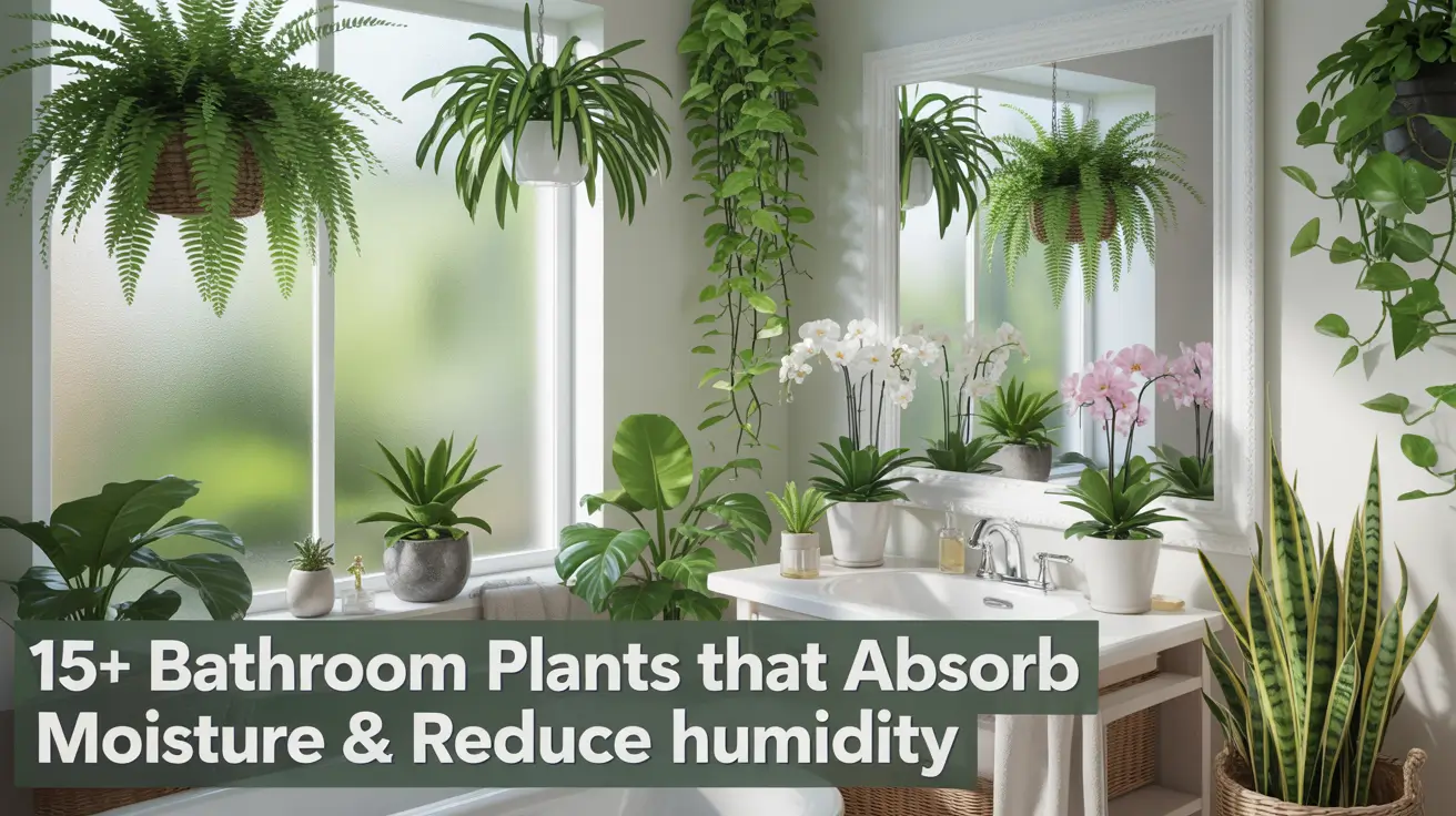 15+ Bathroom Plants That Absorb Moisture & Reduce Humidity