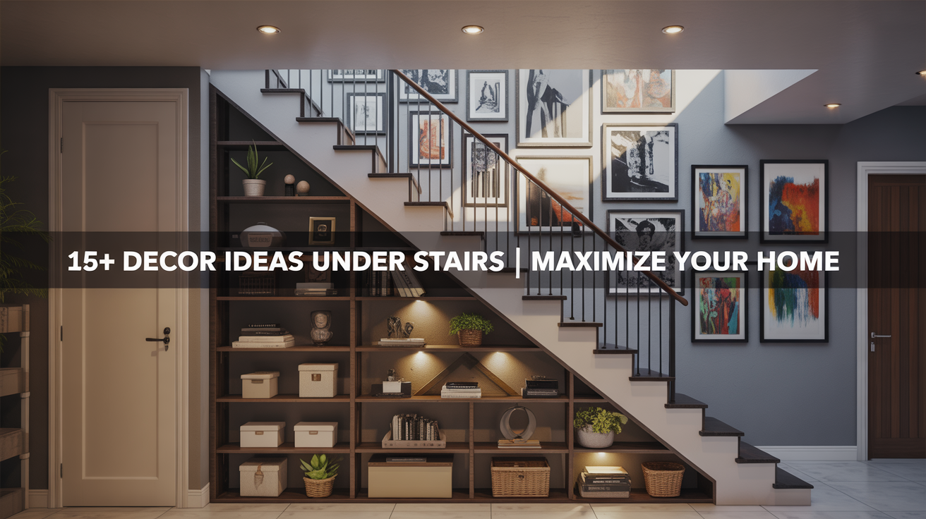 15+ Decor Ideas Under Stairs | Maximize Your Home