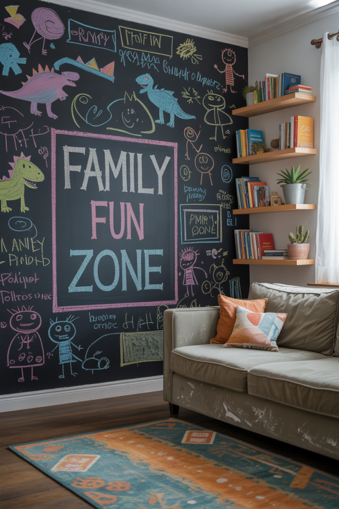 15. Personalize with Chalkboard or Whiteboard Walls