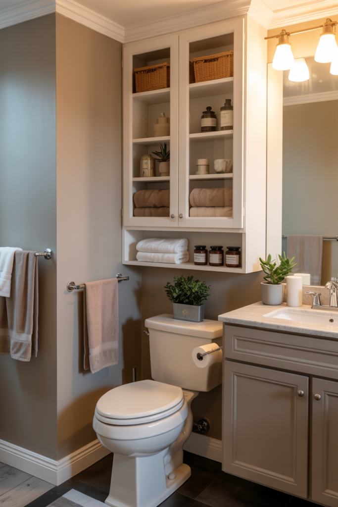 3. Over-the-Toilet Cabinets for Maximum Storage