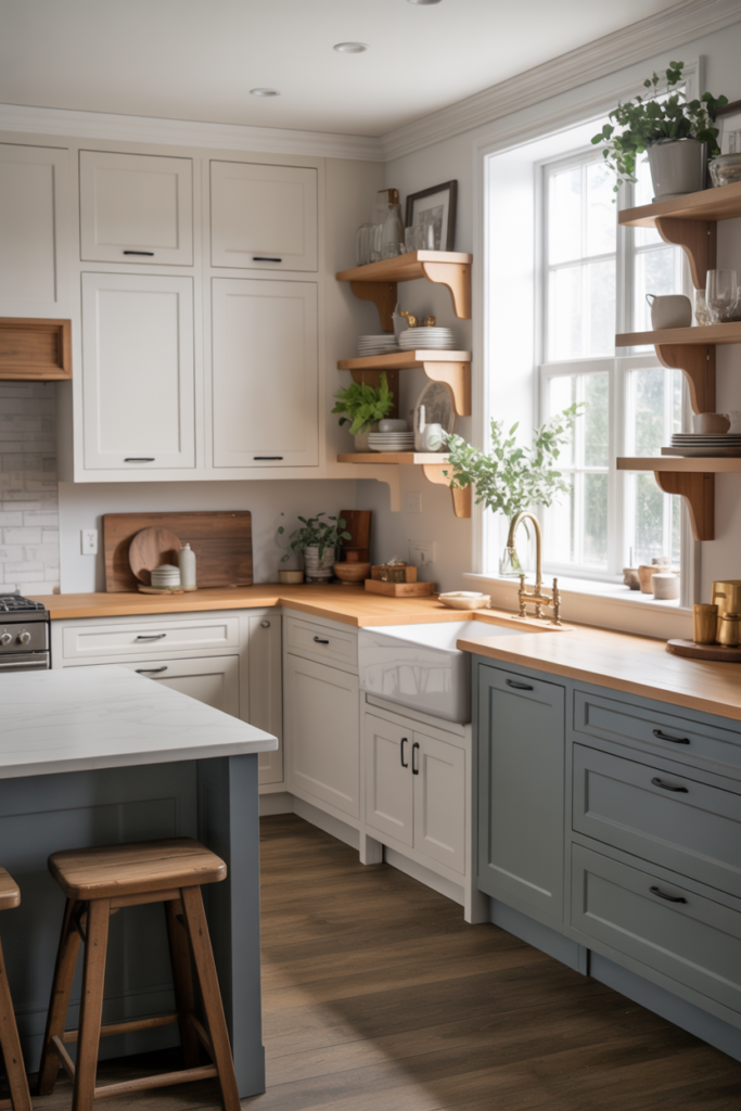 3. Shaker Cabinets for Timeless Character