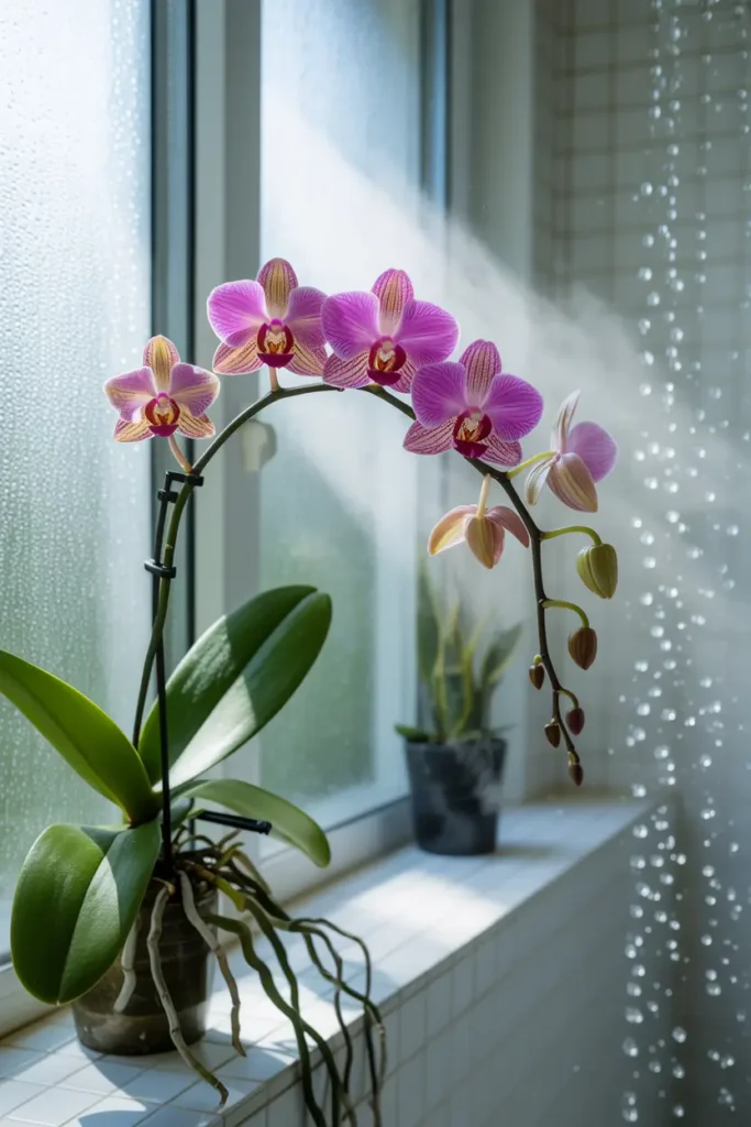 Orchids: Beauty That Loves Bathroom Humidity