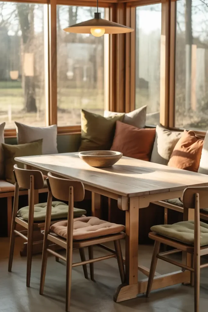 Earthy Dining Nooks