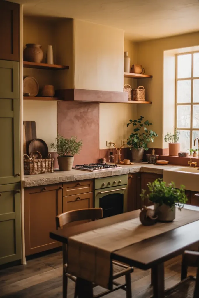 Earthy Kitchen Colors that Set the Mood