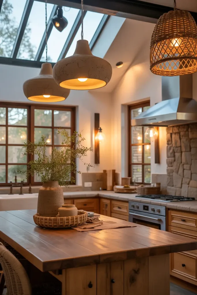 Earthy Lighting Design