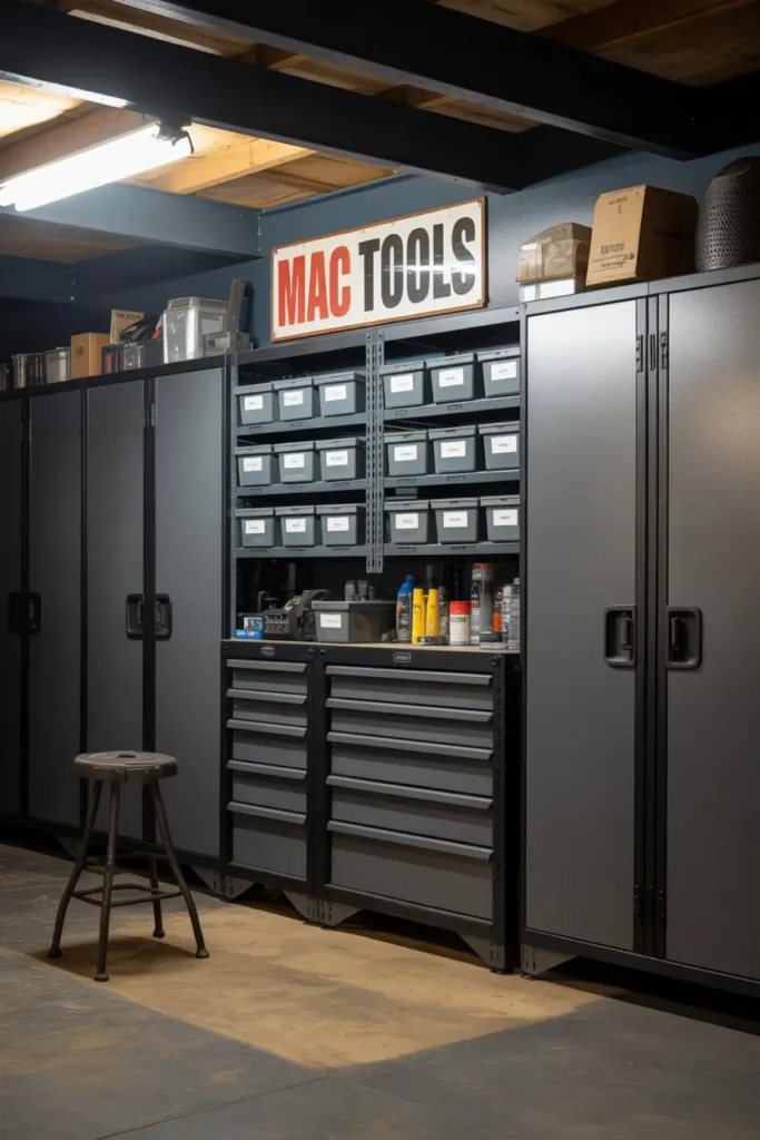 Heavy-Duty Metal Garage Closets