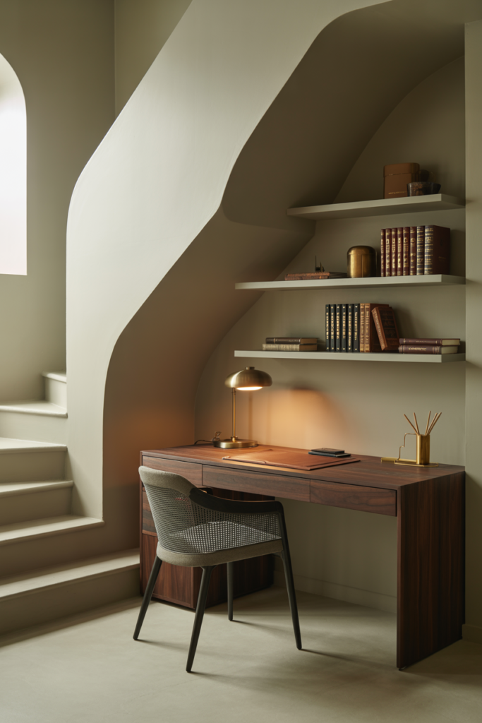 Under-Stairs Home Office