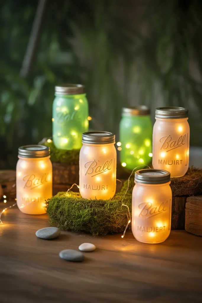 11. Glowing Fairy Jars