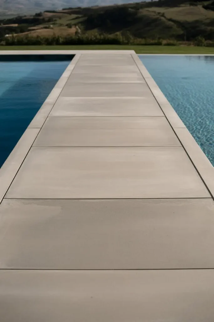 13. Seamless Concrete Decks with Infinity Edge Pools