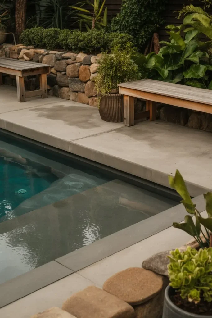 14. Combination of Concrete and Natural Elements