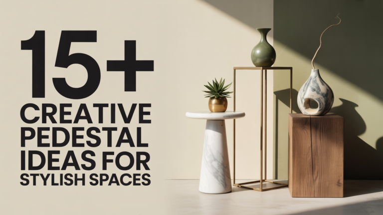 15+ Creative Pedestal Ideas for Stylish Spaces