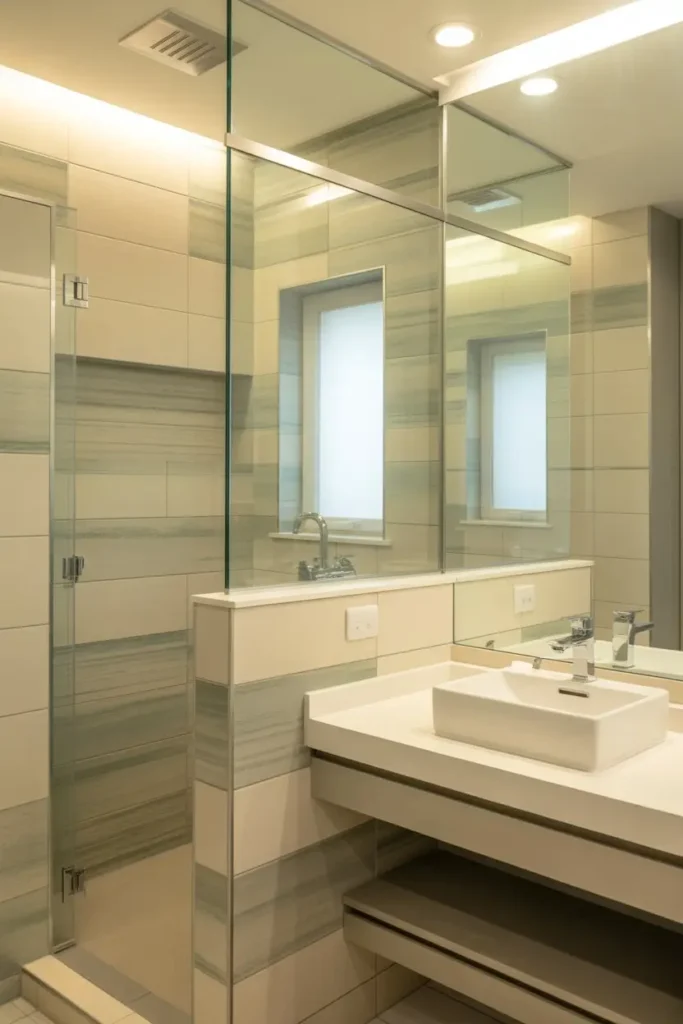 15. A Touch of Luxury with Glass Showers