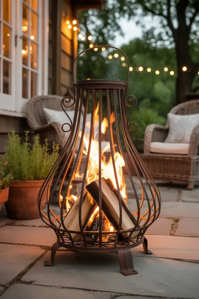 16. Lantern-Inspired Basket