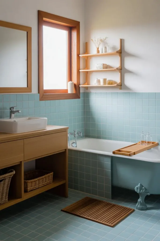 2. Bring Warmth with Wooden Accents