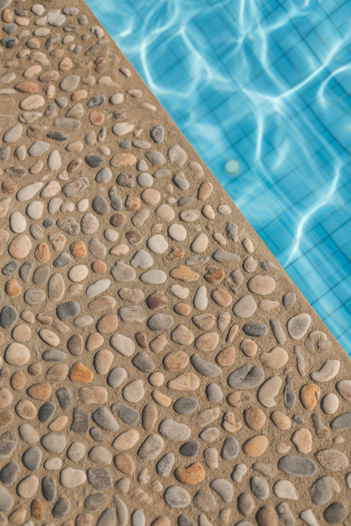 3. Modern Exposed Aggregate for a Textured, Stylish Finish