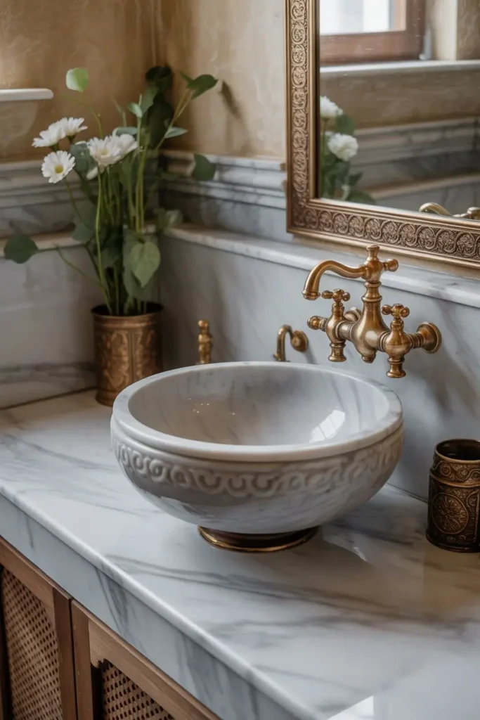 3. Turkish Bath Basins as a Central Feature