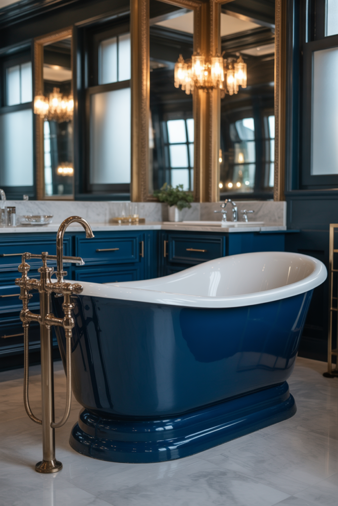 4. Enhance Drama with Metallic Finishes