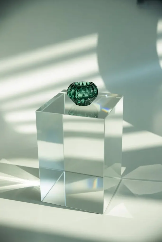 4. Glass Pedestal Transparency