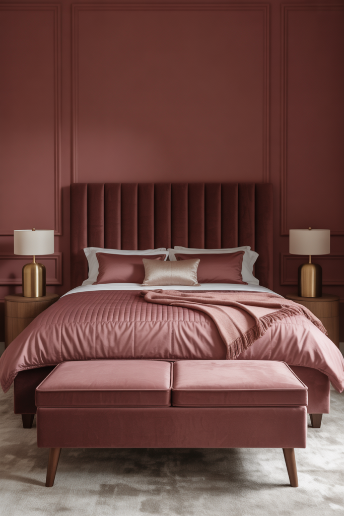4. Velvet Furnishings for a Royal Feel