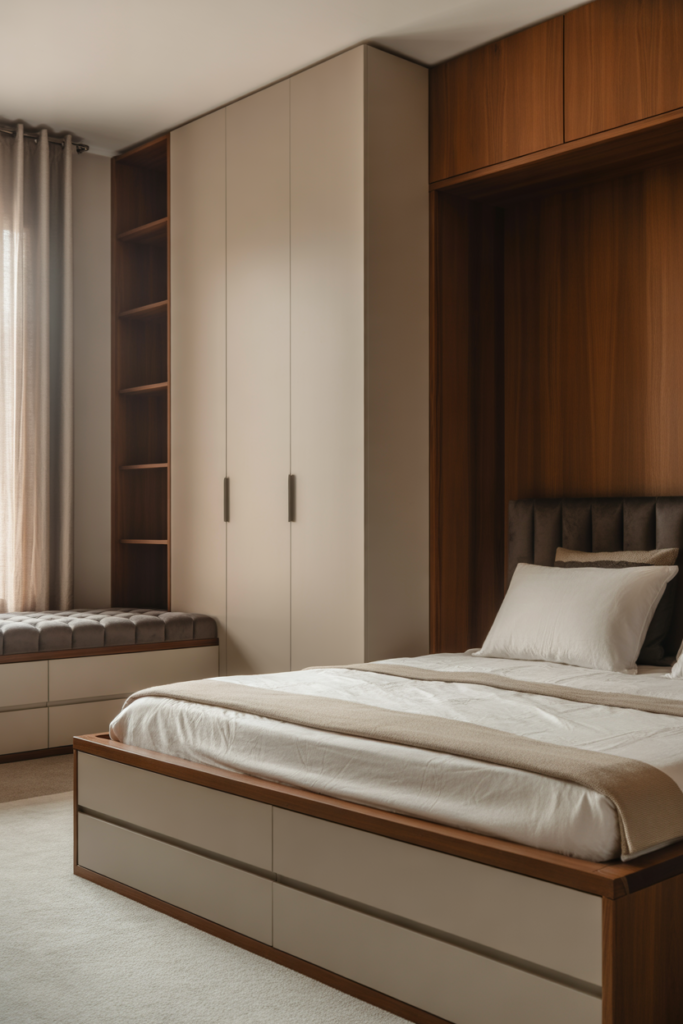 5. Add Built-In Storage for a Sleek Look