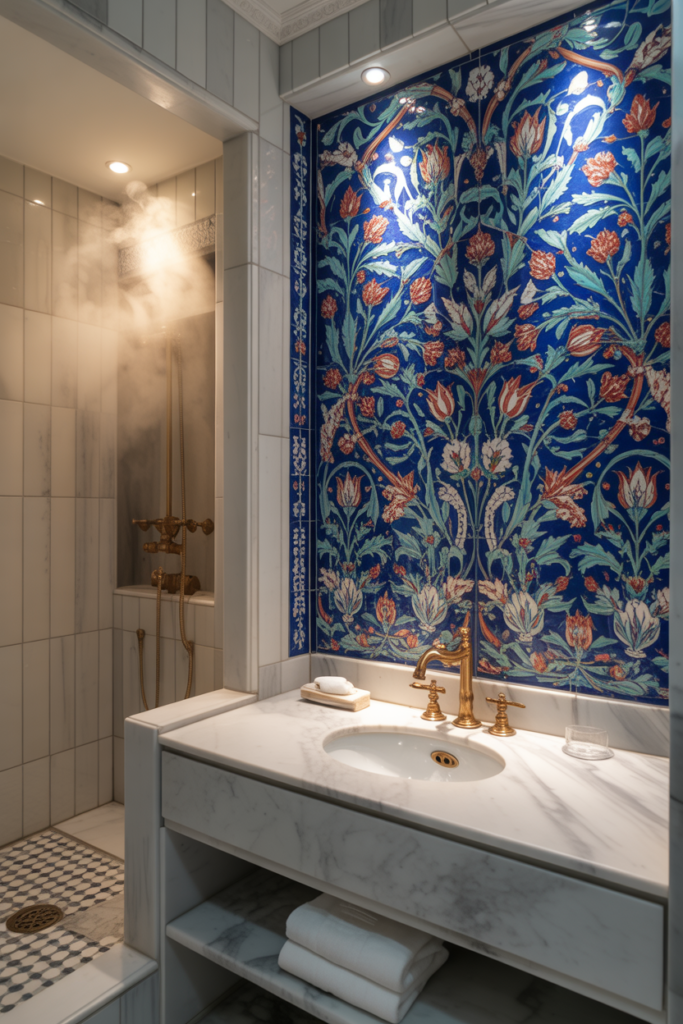 5. Handcrafted Tiles with Geometric Motifs