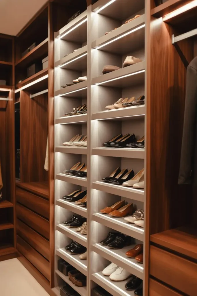 6. Shoe Walls for Clear Display
