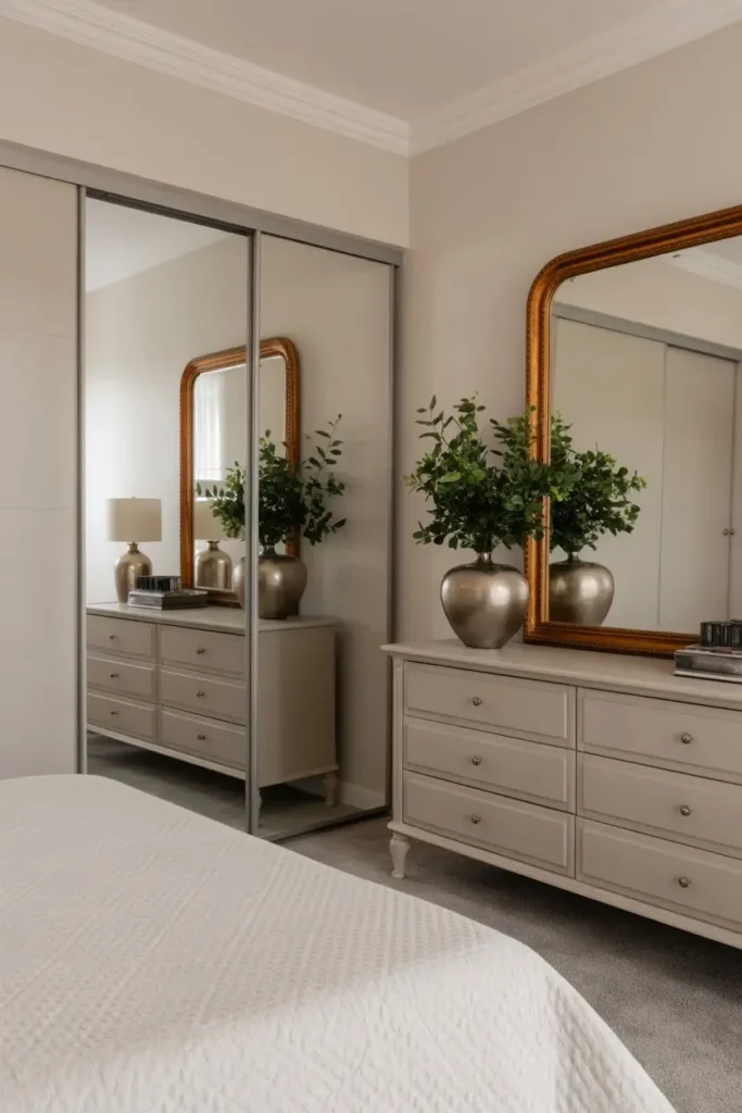 8. Use Mirrors to Expand the Room