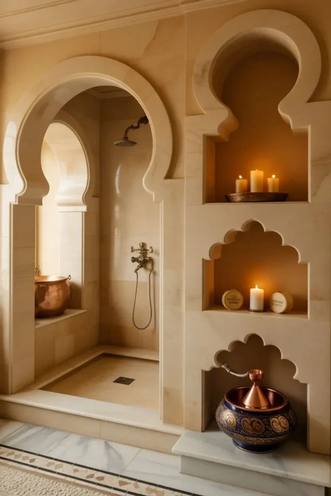 9. Arched Doorways and Niches for Architecture Flair