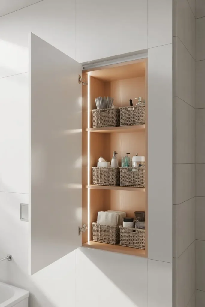 9. Convert a Small Niche into a Compact Closet