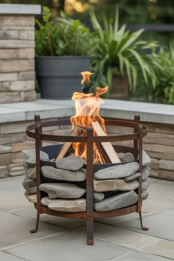 9. Stone-Trimmed Basket