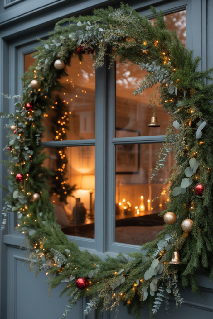 1. Create a Festive Window Garland