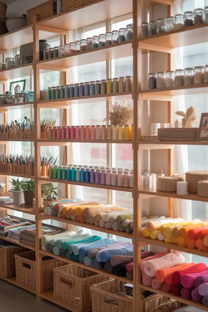 1. Open Shelves That Keep Everything in Sight