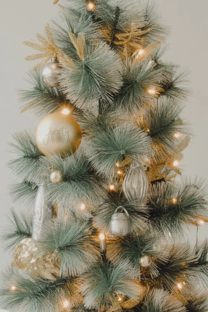 1. Vintage Tinsel Trees