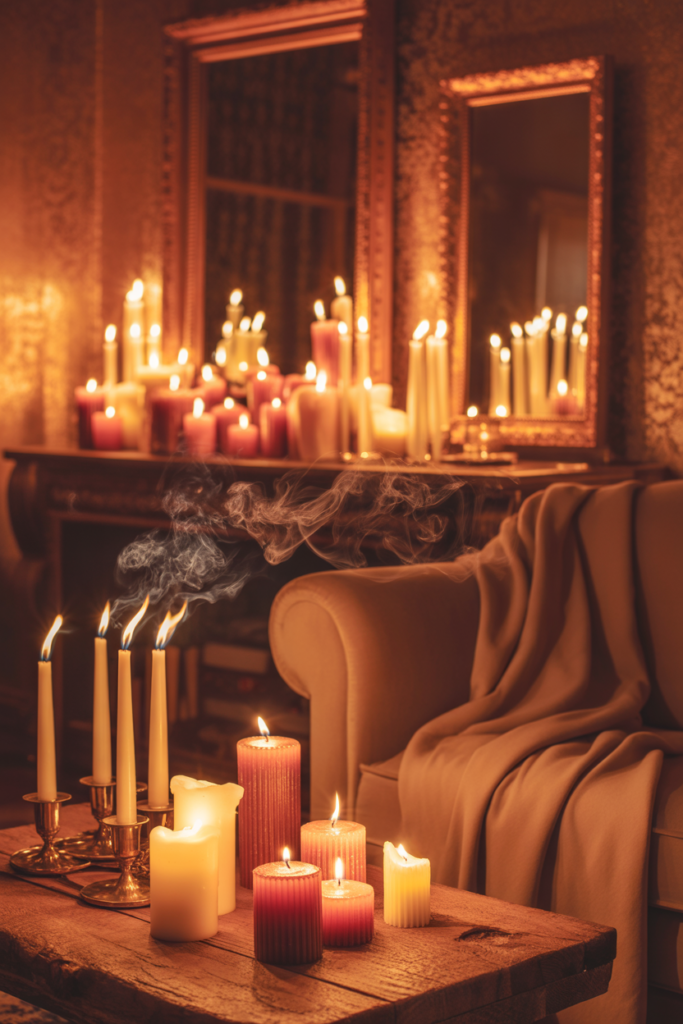 1. Warm Candle Glow for Calm Nights