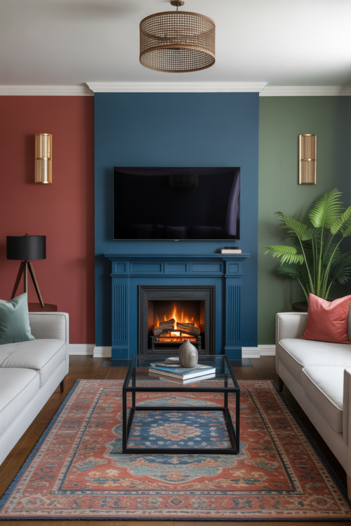 10. Colorful Accent Wall Ideas