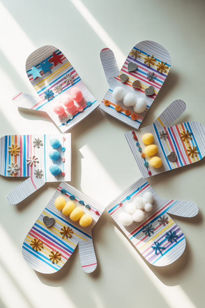 10. Paper Mittens and Gloves