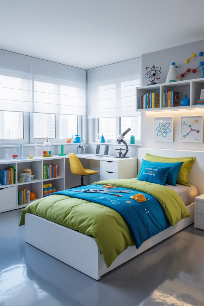 10. Science Lab-Inspired Room