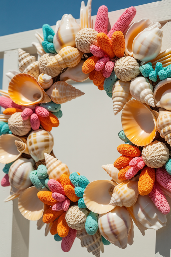 10. Shells and Coral Wreath