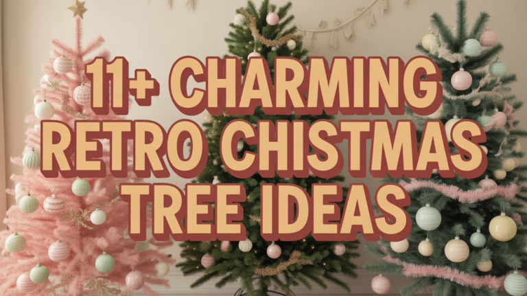 11+ Charming Retro Christmas Tree Ideas