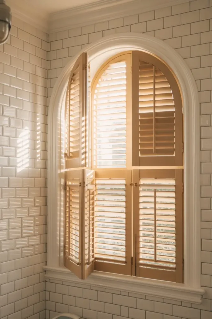 11. Arched Window Shutters