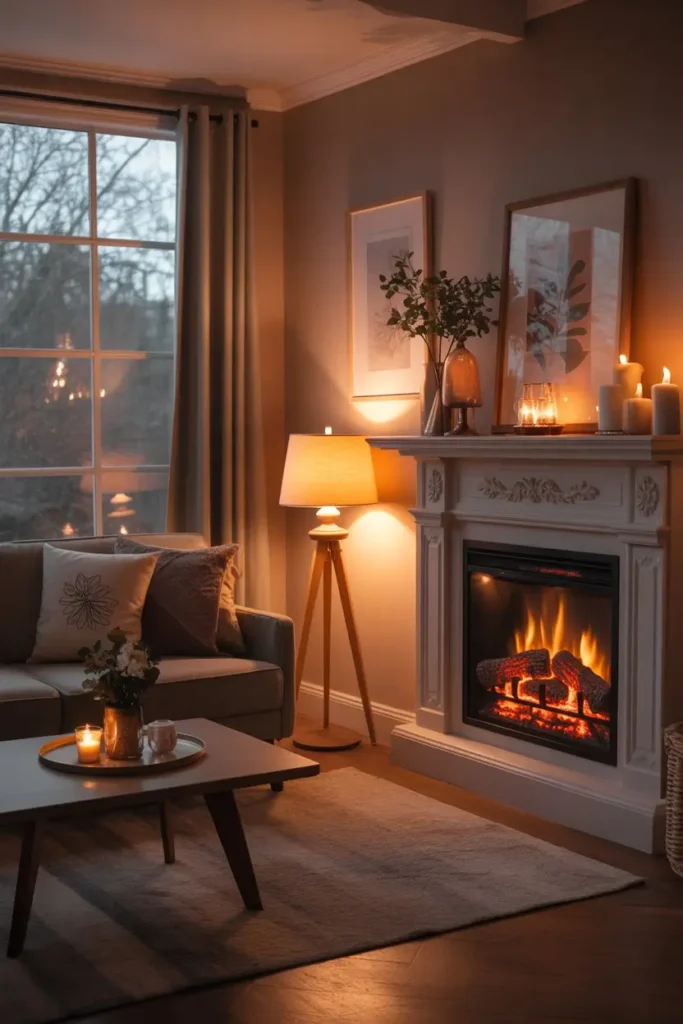 11. Firelight for Deep Winter Warmth