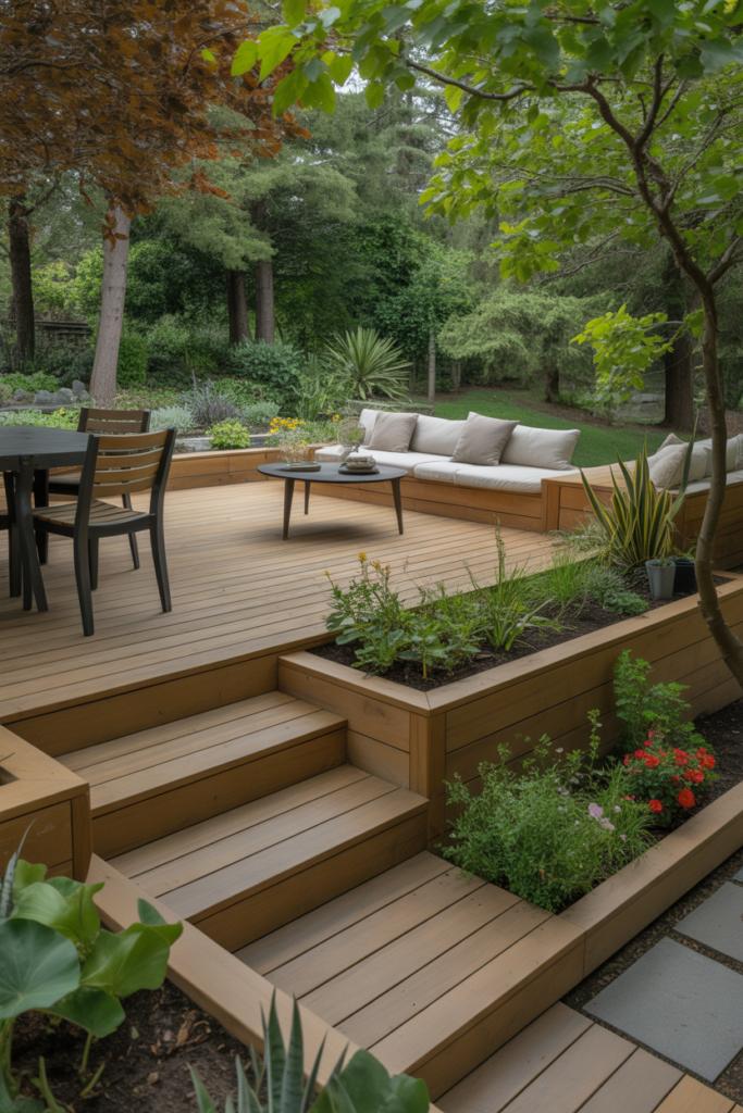 11. Garden-Integrated Decks