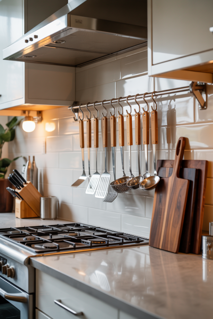 11. Hang Utensils for a Clean Look