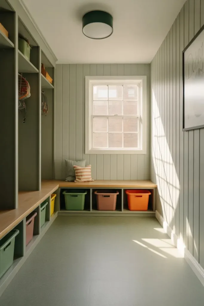 11. Rubber Flooring for Easy Maintenance