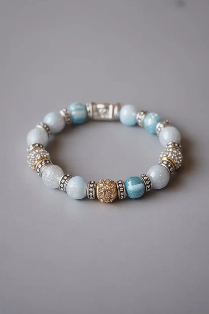 11. Sparkling Ice-Inspired Clay Beads